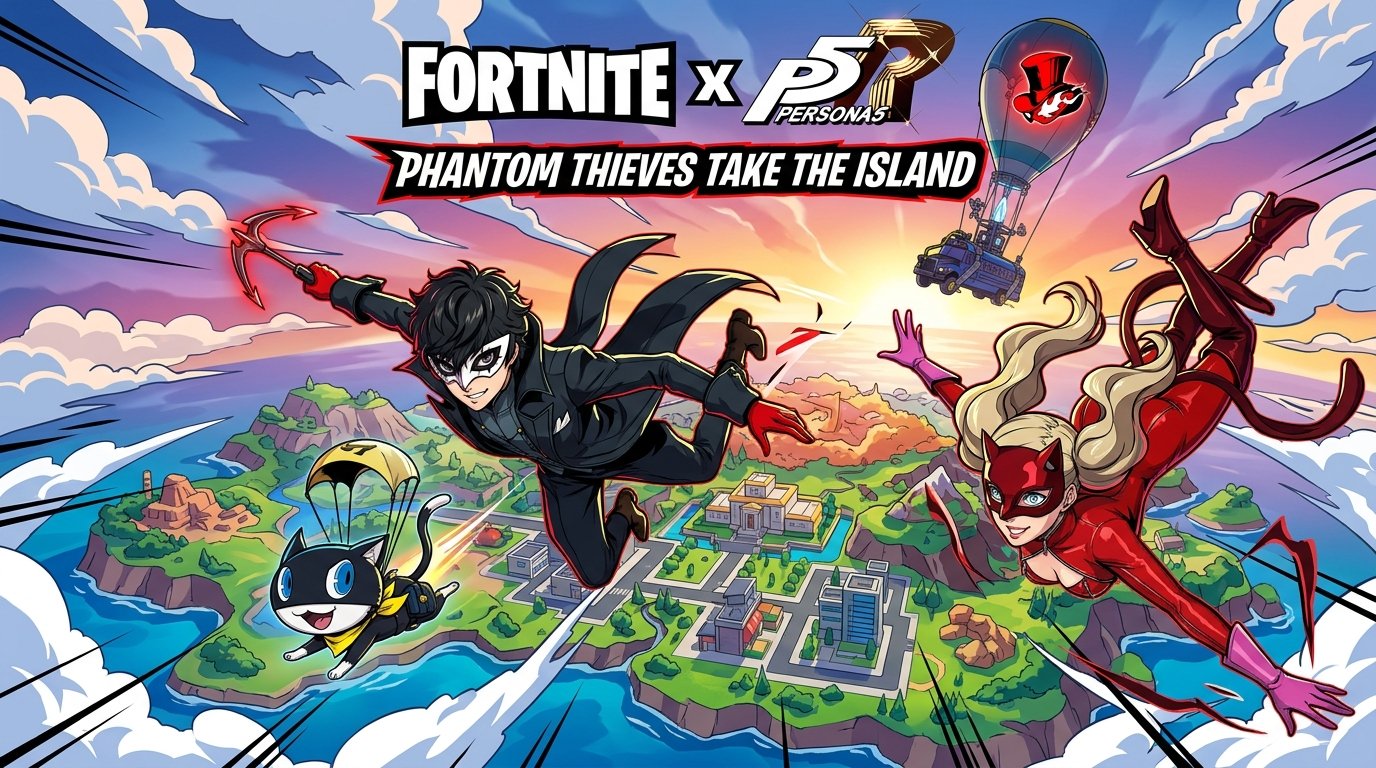 В Fortnite пройдет масштабная коллаборация с Persona 5 — дата релиза и персонажи