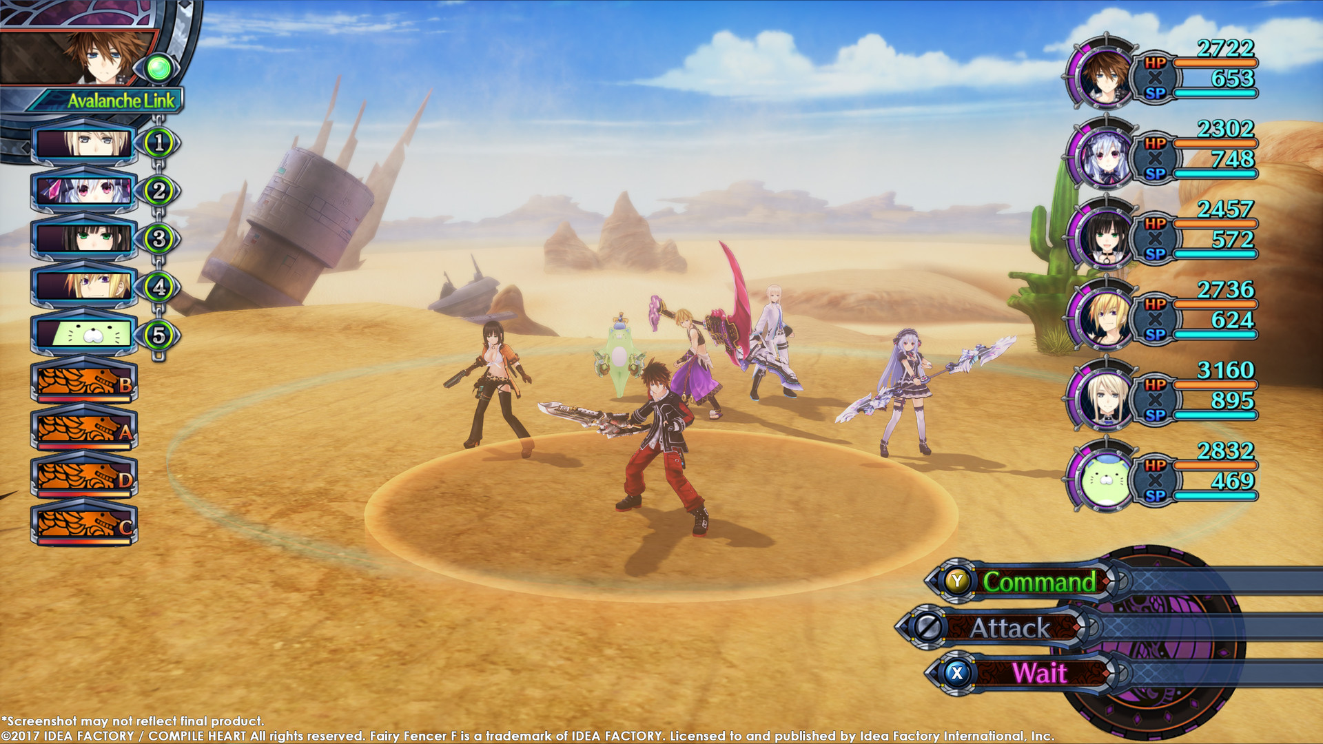 Fairy Fencer F: Advent Dark Force скриншот 1