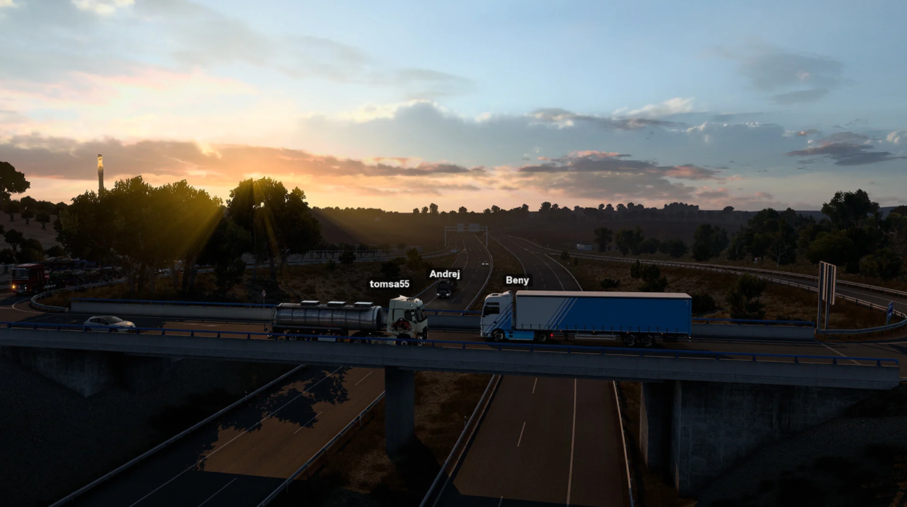 Релизнулся мультиплеер для Euro Truck Simulato 2 и American Truck Simulator
