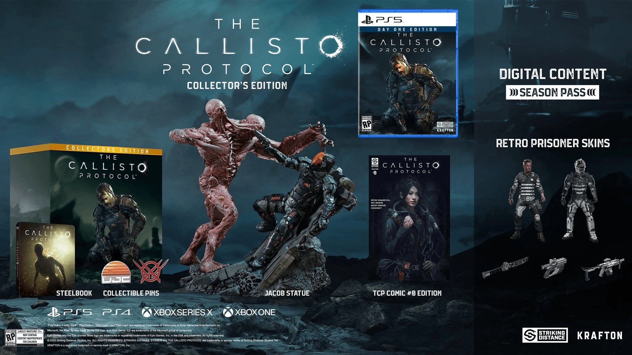 Глен Скофилд показал коллекционную фигурку из набора The Callisto Protocol
