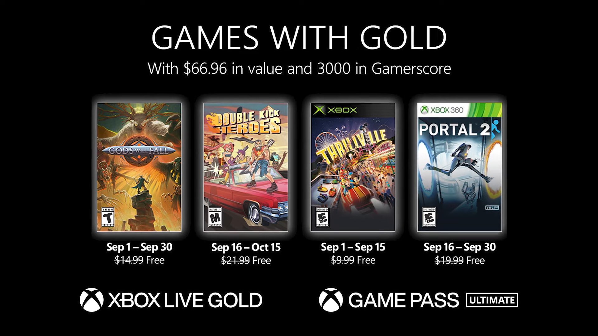 Новые игры для подписчиков Xbox Live Gold