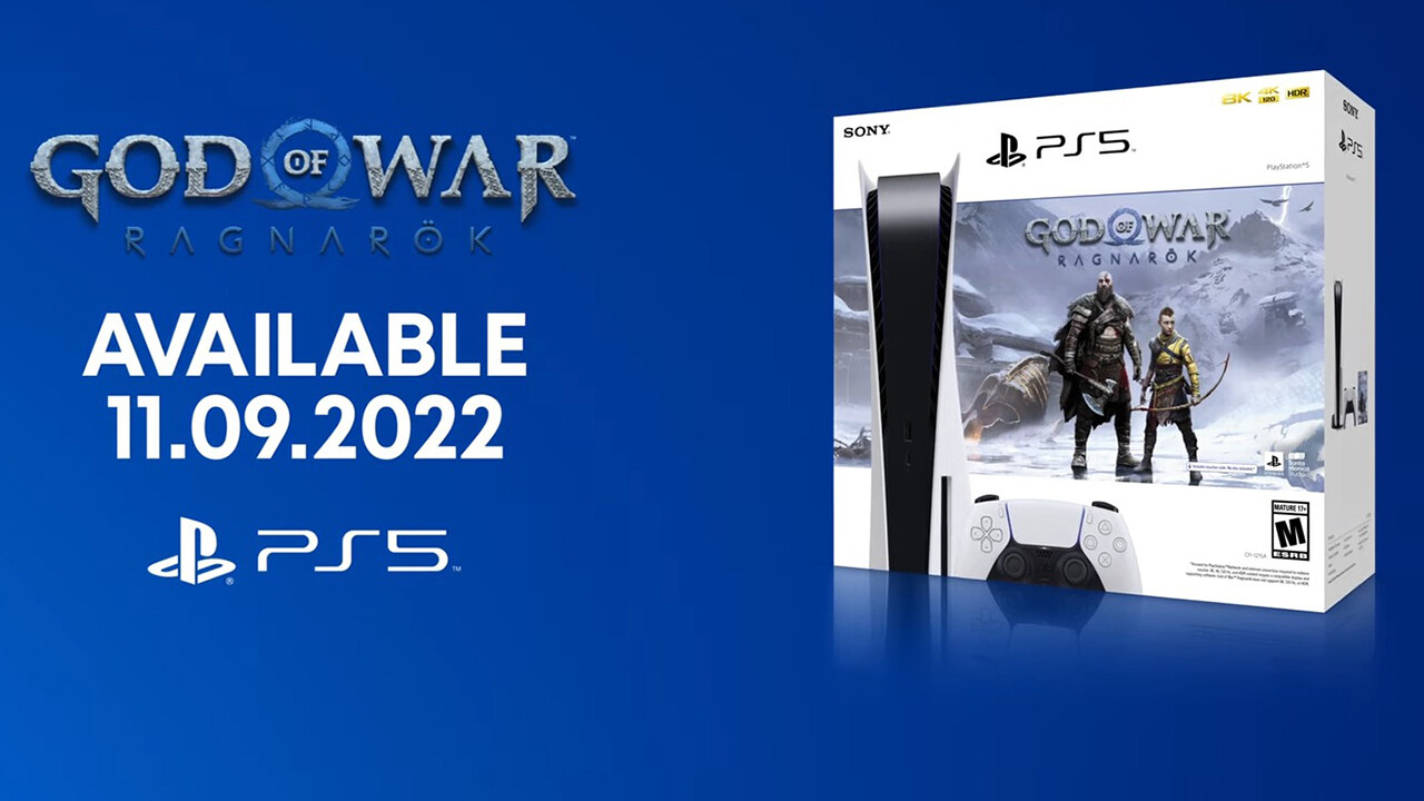 Sony представила бандл PlayStation 5 с God of War Ragnarök