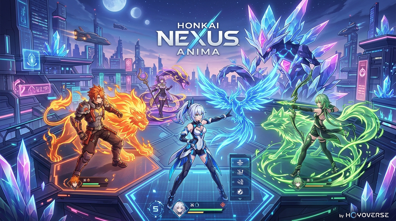 HoYoverse анонсировала Honkai: Nexus Anima — тактическую RPG по сбору и прокачке боевых духов