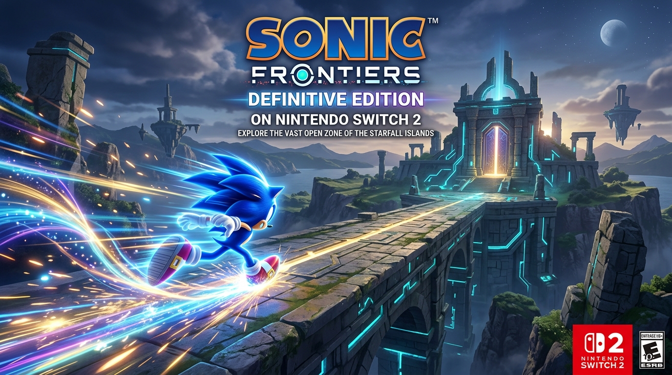 Sega внезапно выпустила Sonic Frontiers: Definitive Edition на Nintendo Switch 2 с улучшенной графикой и 60 FPS