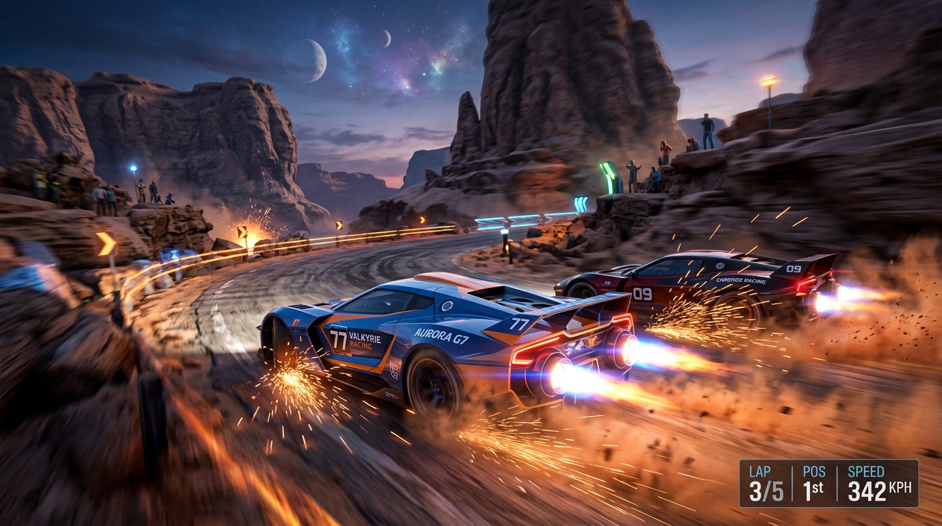 Опубликованы 12 минут геймплея Star Wars: Galactic Racer: драйв Burnout и сюжетная кампания с элементами рогалика